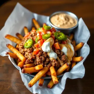 Loaded Taco Fries